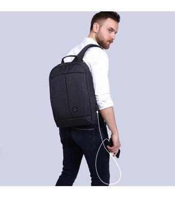 My Valice Smart Bag Galaxy Usb Şarj Girli Notebook Mavi Erkek Sırt Çantası