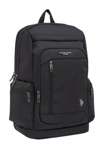 U.S. Polo Assn. 24490 Laptop Bölmeli Siyah Erkek Sırt Çantası