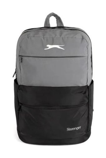 Slazenger Traveller 2023 Yeni Gri Erkek Sırt Çantası - Siyah