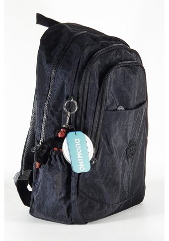 Nemo Bags Siyah Krinkıl Su Geçirmez Siyah Kadın Sırt Çantası