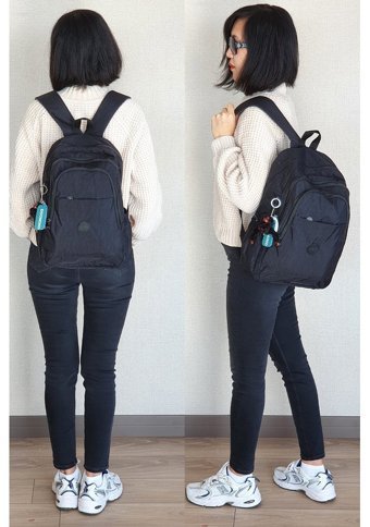 Nemo Bags Siyah Krinkıl Su Geçirmez Siyah Kadın Sırt Çantası