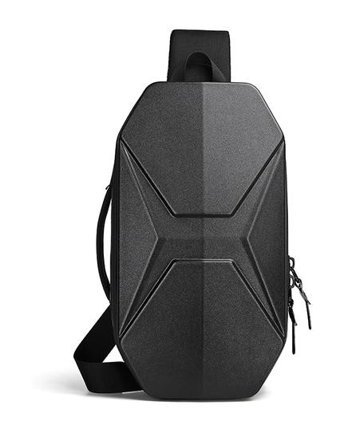 Ozuko Pc Hard Shell Y Çapraz Askı Siyah Erkek Sırt Çantası