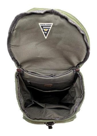Ççs London 51566 Kanvas Spor Yeşil Erkek Sırt Çantası