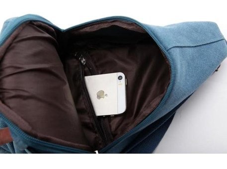 Generic Yeni Ve Kadın Kanvas Crossbody Çapraz Erkek Sırt Çantası Çok Renkli