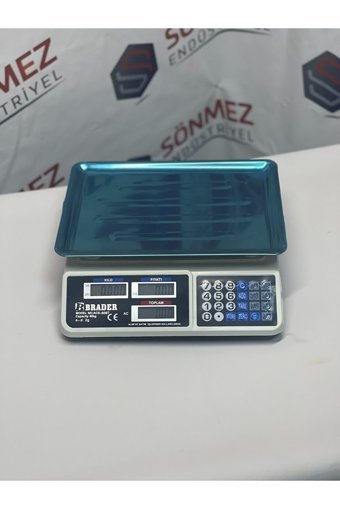 Brader Acs-809T Dijital Hazneli 40 kg Mutfak Tartısı