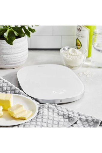 Zwilling Enfinigy Dijital Hazneli 10 kg Beyaz Mutfak Tartısı