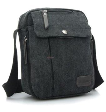 Generic Küçük Crossbody Moda Kanvas Erkek Sırt Çantası Çok Renkli