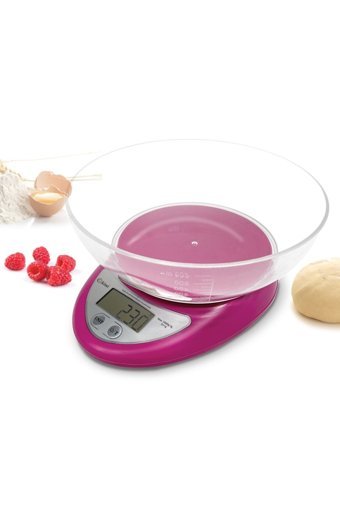Kiwi KKS-1153 Dijital Hassas Hazneli 5 kg Mor Mutfak Tartısı