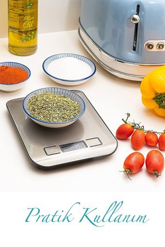 Beatitude Dijital Hassas Hazneli 5 kg Mutfak Tartısı
