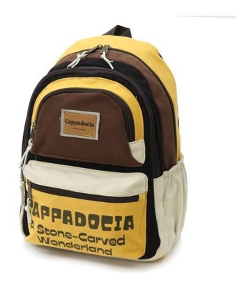 Kipling Cappadocia Vintage Hardal Kahve Siyah Sırt Seyahat Kadın Sırt Çantası
