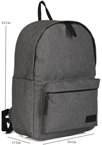 Bagslab 1001 Gri 15' Laptop Bölmeli Erkek Sırt Çantası