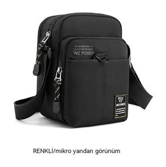 Eternal Luck Mini Çapraz Naylon Spor Küçük Mavi Erkek Sırt Çantası