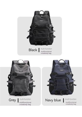 Wepower Çok Fonksiyonlu Moda Siyah Erkek Sırt Çantası