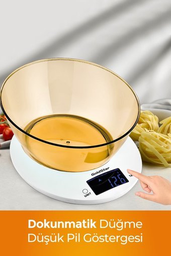GoldMaster ST-7103 Dijital Hassas Hazneli 5 kg Mutfak Tartısı