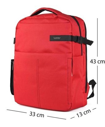 Cambridge Polo Club Plcan2107Kırmızı18204 Kırmızı Erkek Sırt Çantası