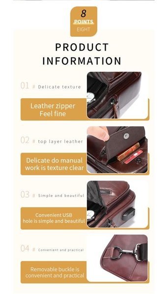 Bull Captan Usb Şarjlı Crossbody Turuncu Erkek Sırt Çantası