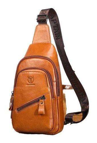 Bull Captan Usb Şarjlı Crossbody Turuncu Erkek Sırt Çantası