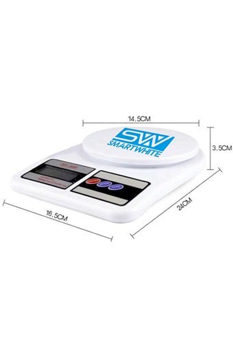 Smart White Sf-400 Dijital Hassas Hazneli 10 kg Mutfak Tartısı