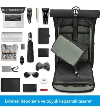 Wyanet Hespero Simple Business Gri Erkek Sırt Çantası