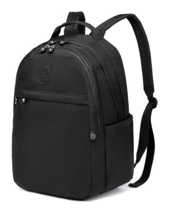 Smart Bags Büyük Boy Krinkıl Kumaş 3182 Siyah Kadın Sırt Çantası