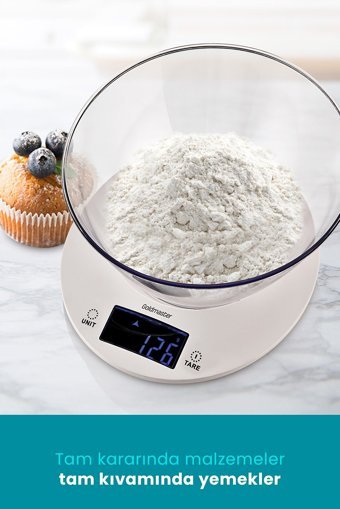 GoldMaster GM-7124 Dijital Hassas Hazneli 5 kg Mutfak Tartısı