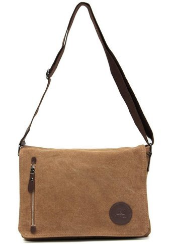 Generic Vintage Kanvas Seyahat Satchel F Siyah Erkek Sırt Çantası