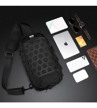 Ozuko9357 Şık Crossbody Mavi Erkek Sırt Çantası