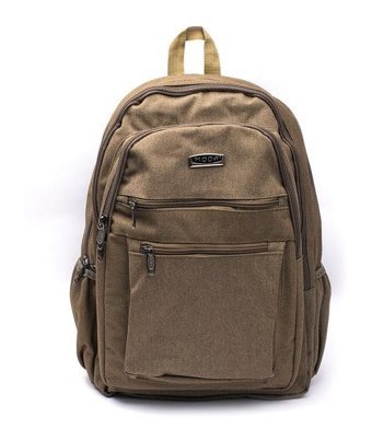 Moda Moda 8811 Büyük Boy Kanvas Haki Erkek Sırt Çantası