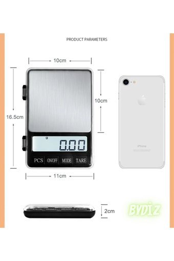 Bydiz BY8007 Dijital Hassas Hazneli 600 gr Mutfak Tartısı