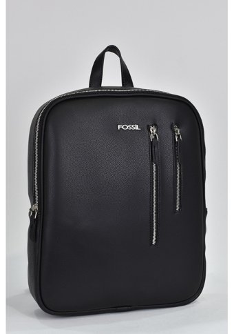 Fossil Laptop & Evrak Deri Siyah 2035 Erkek Sırt Çantası