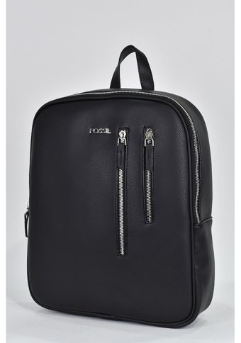 Fossil Laptop & Evrak Deri Siyah 2035 Erkek Sırt Çantası