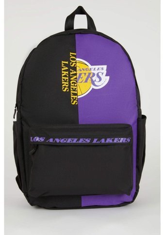 Defacto Nba Los Angeles Lakers Su İtici Kumaş A5465Axnskr1 Erkek Sırt Çantası Çok Renkli