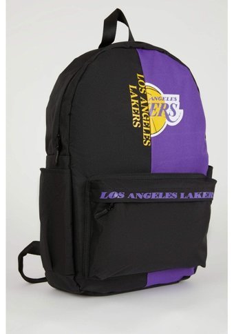 Defacto Nba Los Angeles Lakers Su İtici Kumaş A5465Axnskr1 Erkek Sırt Çantası Çok Renkli