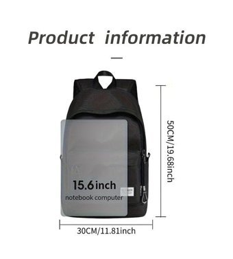 Tcherchi Jb41942 Günlük Polyester Gri Erkek Sırt Çantası