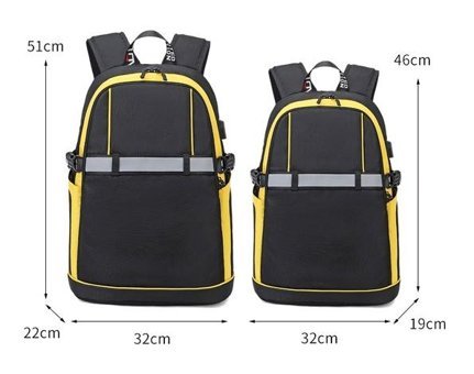 Sones 2101 Moda Günlük Rahat Sarı Kadın Sırt Çantası