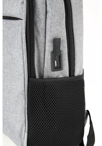 Ççs Laptop Bölmeli 51434 Gri Erkek Sırt Çantası