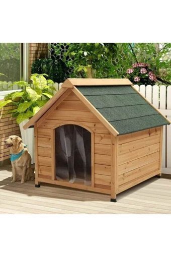 Latanwood KPK32 Dış Mekan Ahşap Köpek Kulubesi