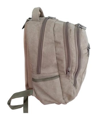 Escape 307 Uni Kanvas Kumaş Laptop Bölmeli Outdoor Erkek Haki Sırt Çantası