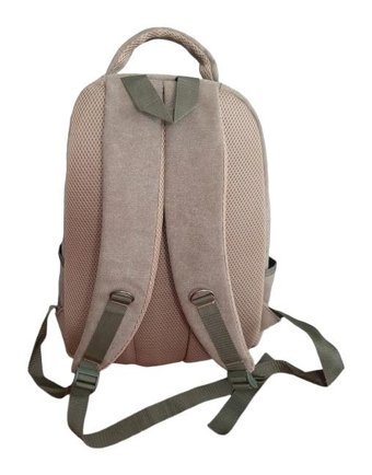 Escape 307 Uni Kanvas Kumaş Laptop Bölmeli Outdoor Erkek Haki Sırt Çantası