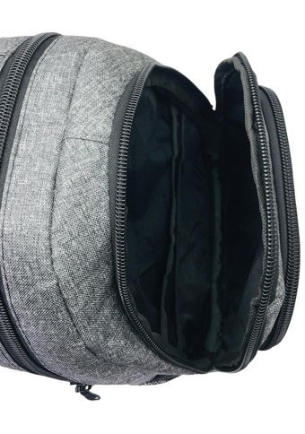 Necati 15.6 İnç Laptop Bölmeli Kumaş Gri681 Erkek Sırt Çantası