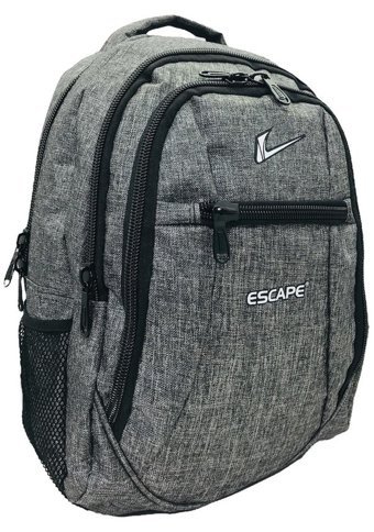 Necati 15.6 İnç Laptop Bölmeli Kumaş Gri681 Erkek Sırt Çantası