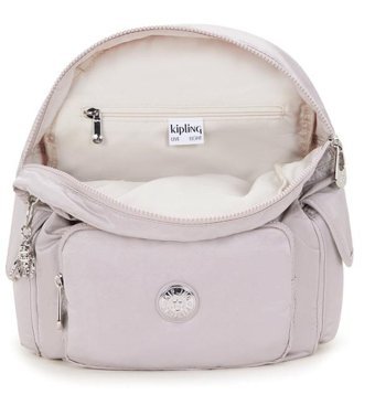 Kipling City Pack S Küçük Boy Gri Gleam Sılver Kadın Sırt Çantası
