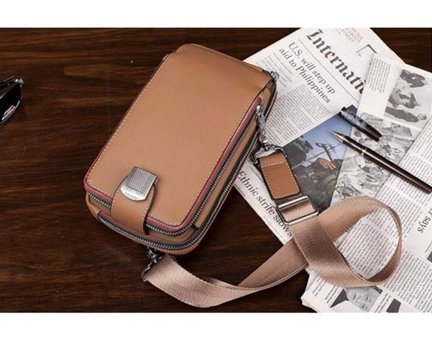Generic Padieoe Crossbody Bel Paketi Günlük Siyah Erkek Sırt Çantası