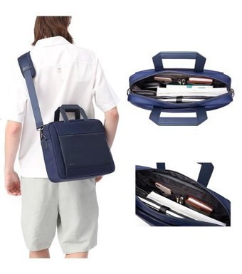 Bange Ofis Not Defteri Crossbody Mavi Erkek Sırt Çantası
