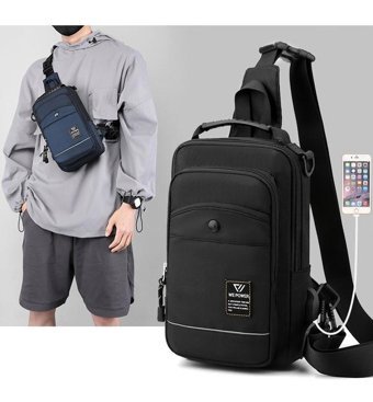 Haoshuai 5805 Lacivert Erkek Sırt Çantası
