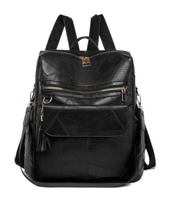 Worryfreeshopping Bag5877 Siyah Kadın Sırt Çantası