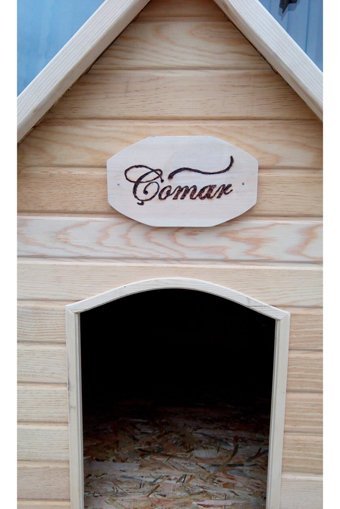 Oscar Çomar XXL Yalıtımlı Dış Mekan Ahşap Köpek Kulubesi