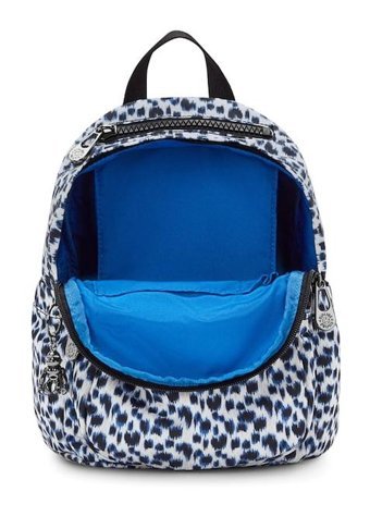 Generic Kıplıng Delia Mini Küçük Boy Desenli Curıous Leopard Kadın Sırt Çantası