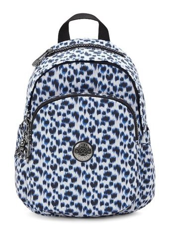 Generic Kıplıng Delia Mini Küçük Boy Desenli Curıous Leopard Kadın Sırt Çantası