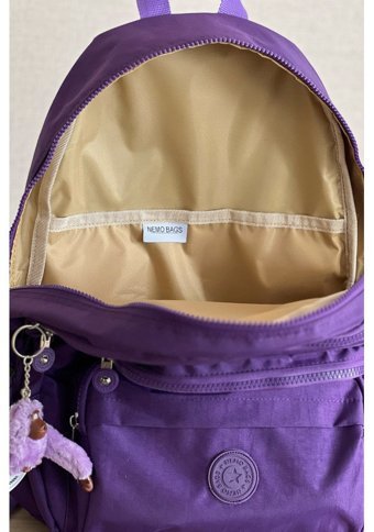 Nemo Bags Mor Sırt Seyahat Kadın Sırt Çantası